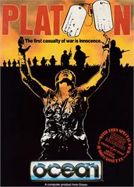 Box cover for Platoon on the Amstrad CPC.