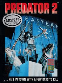 Box cover for Predator 2 on the Amstrad CPC.