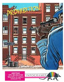 Box cover for Prohibition on the Amstrad CPC.