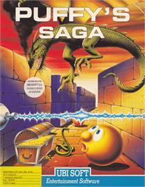 Box cover for Puffy's Saga on the Amstrad CPC.