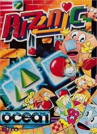 Box cover for Puzznic on the Amstrad CPC.