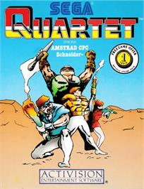 Box cover for Quartet on the Amstrad CPC.