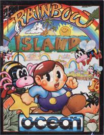 Box cover for Rainbow Islands: The Story of Bubble Bobble 2 on the Amstrad CPC.