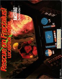 Box cover for Rescue on Fractalus on the Amstrad CPC.