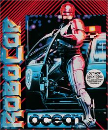 Box cover for Robocop on the Amstrad CPC.