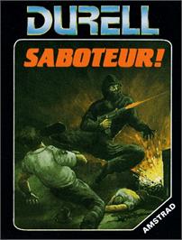 Box cover for Saboteur on the Amstrad CPC.