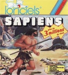 Box cover for Sapiens on the Amstrad CPC.