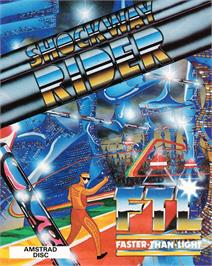 Box cover for Shockway Rider on the Amstrad CPC.