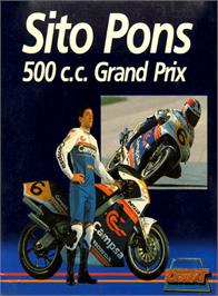 Box cover for Sito Pons 500cc Grand Prix on the Amstrad CPC.