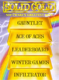 Box cover for Solid Gold on the Amstrad CPC.