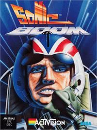 Box cover for Sonic Boom on the Amstrad CPC.