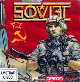 Box cover for Soviet on the Amstrad CPC.