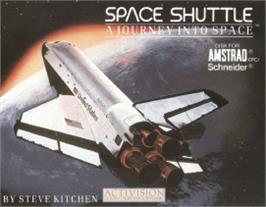 Box cover for Space Shuttle: A Journey into Space on the Amstrad CPC.