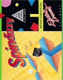 Box cover for Spindizzy on the Amstrad CPC.
