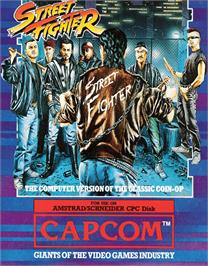 Box cover for Street Fighter on the Amstrad CPC.