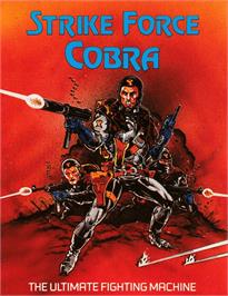 Box cover for Strike Force Cobra on the Amstrad CPC.