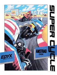 Box cover for Super Cycle on the Amstrad CPC.
