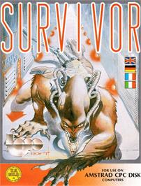 Box cover for Survivor on the Amstrad CPC.