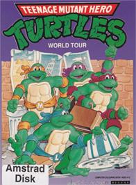 Box cover for Teenage Mutant Ninja Turtles on the Amstrad CPC.