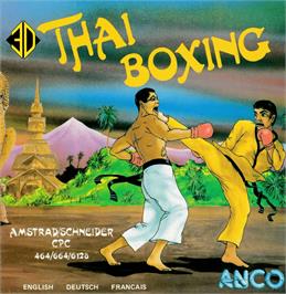 Box cover for Thai Boxing on the Amstrad CPC.