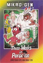 Box cover for Three Weeks in Paradise on the Amstrad CPC.