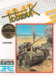 Box cover for Tobruk: The Clash of Armour on the Amstrad CPC.