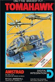 Box cover for Tomahawk on the Amstrad CPC.