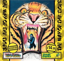 Box cover for Way of the Tiger on the Amstrad CPC.