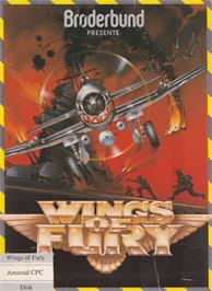 Box cover for Wings of Fury on the Amstrad CPC.