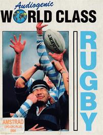 Box cover for World Class Rugby on the Amstrad CPC.