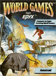 Box cover for World Games on the Amstrad CPC.