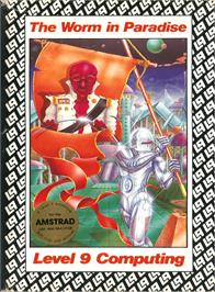 Box cover for Worm in Paradise on the Amstrad CPC.