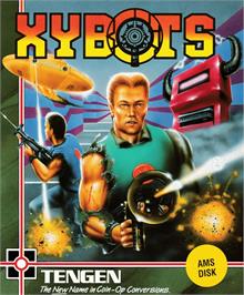 Box cover for Xybots on the Amstrad CPC.