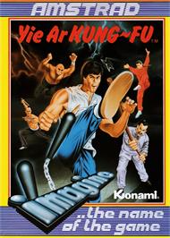 Box cover for Yie Ar Kung-Fu on the Amstrad CPC.