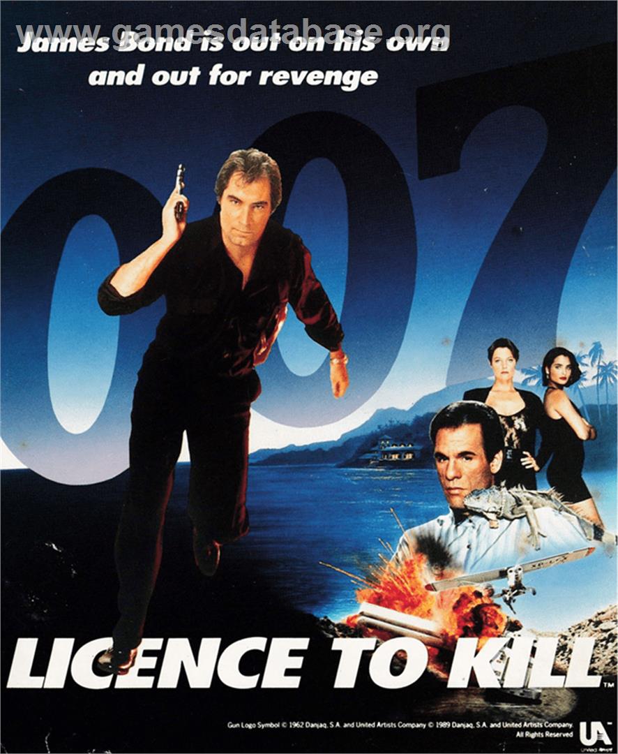 007: Licence to Kill - Amstrad CPC - Artwork - Box
