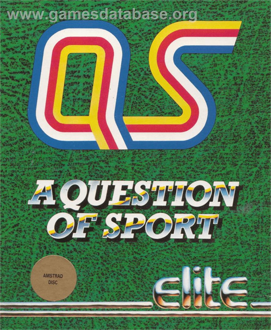 A Question of Sport - Amstrad CPC - Artwork - Box