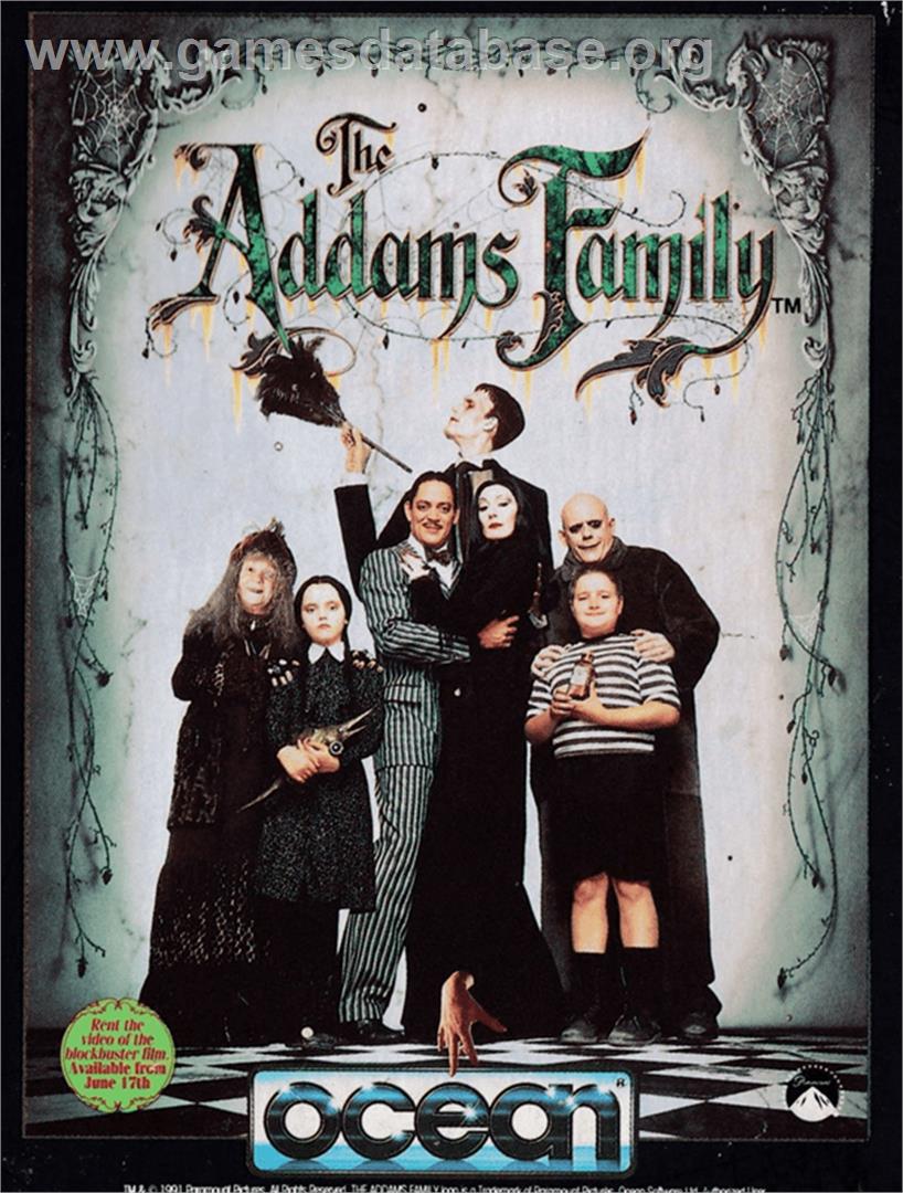 Addams Family, The - Amstrad CPC - Artwork - Box