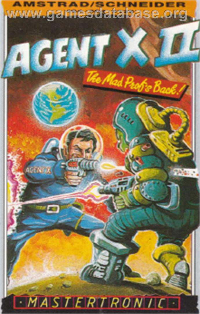 Agent X 2: The Mad Prof's Back - Amstrad CPC - Artwork - Box