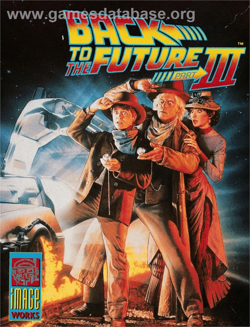 Back to the Future 3 - Amstrad CPC - Artwork - Box