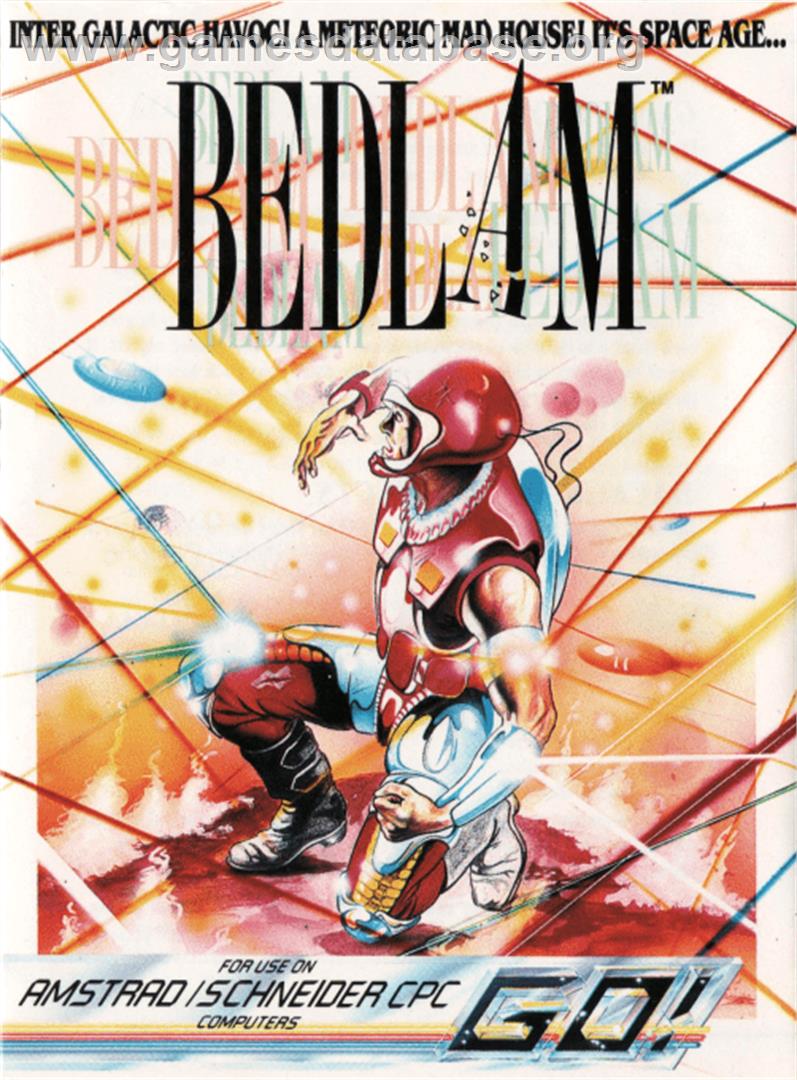 Bedlam - Amstrad CPC - Artwork - Box