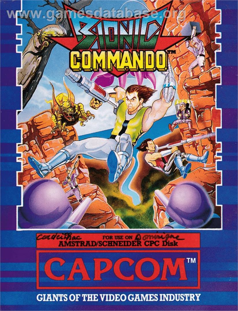 Bionic Commando - Amstrad CPC - Artwork - Box