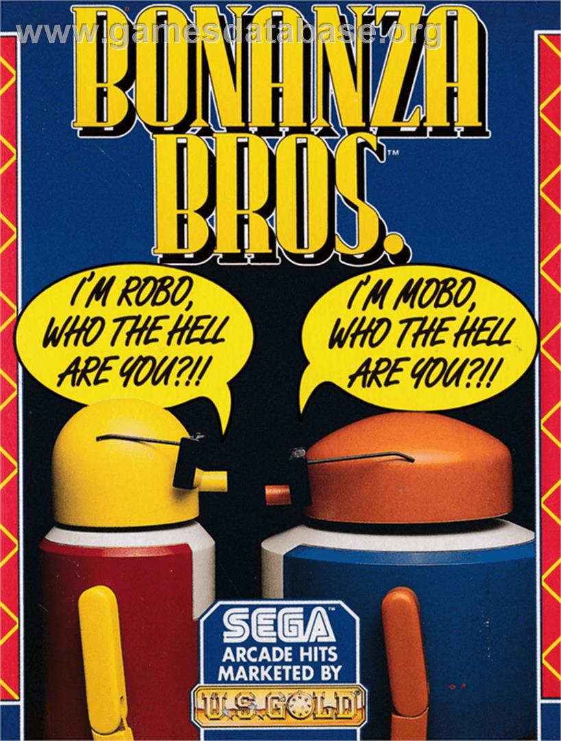 Bonanza Bros. - Amstrad CPC - Artwork - Box
