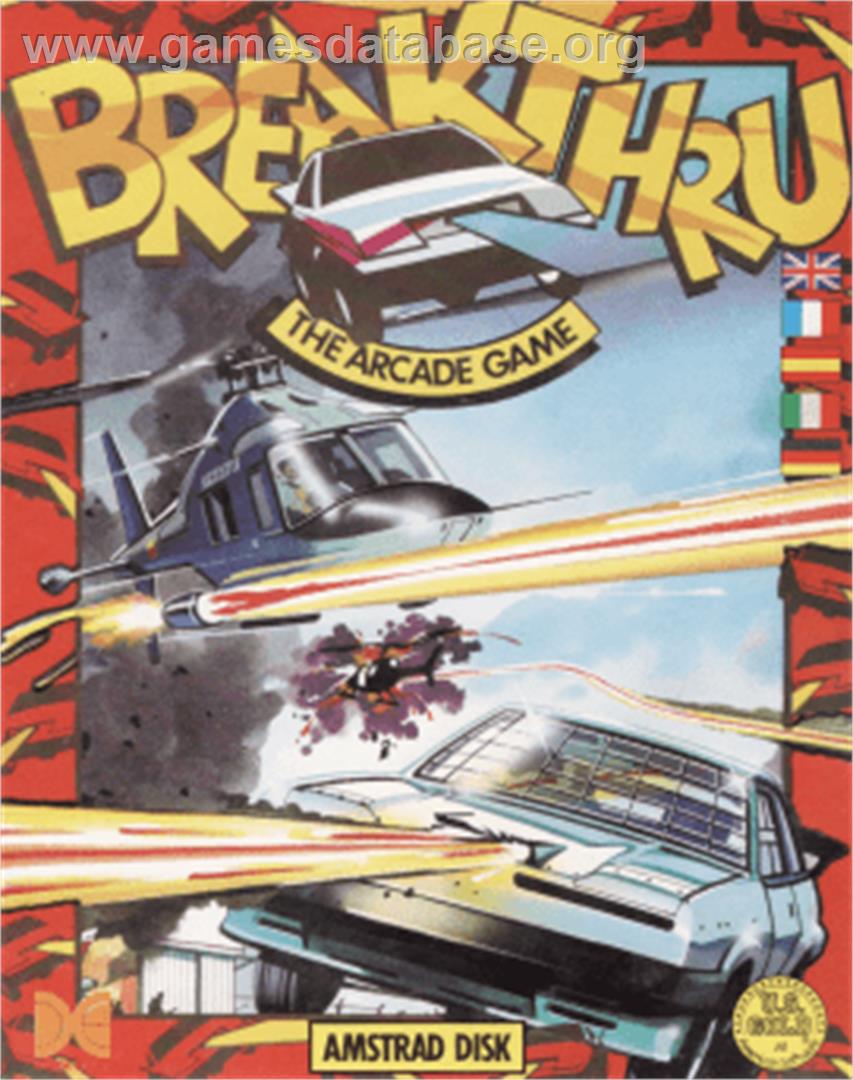 Break Thru - Amstrad CPC - Artwork - Box