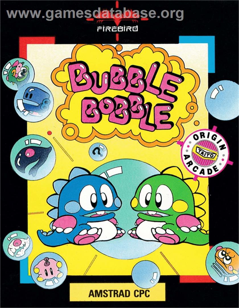 Bubble Bobble - Amstrad CPC - Artwork - Box