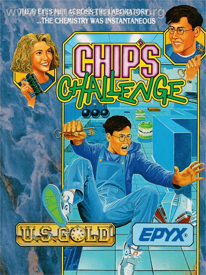 Chip's Challenge - Amstrad CPC - Artwork - Box