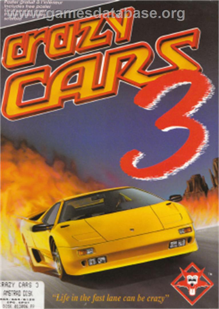 Crazy Cars 3 - Amstrad CPC - Artwork - Box