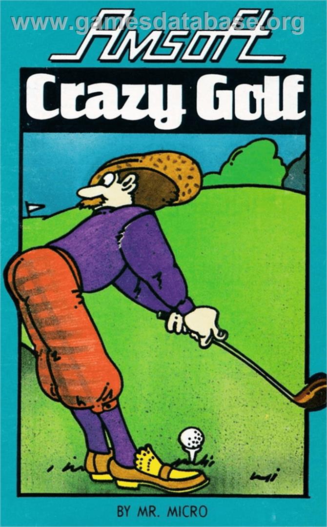 Crazy Golf - Amstrad CPC - Artwork - Box