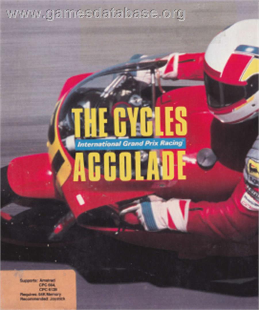 Cycles: International Grand Prix Racing - Amstrad CPC - Artwork - Box