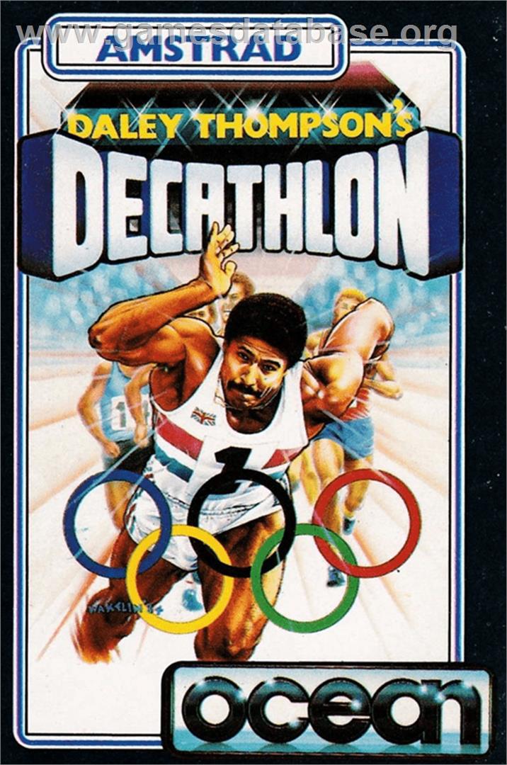 Daley Thompson's Decathlon - Amstrad CPC - Artwork - Box