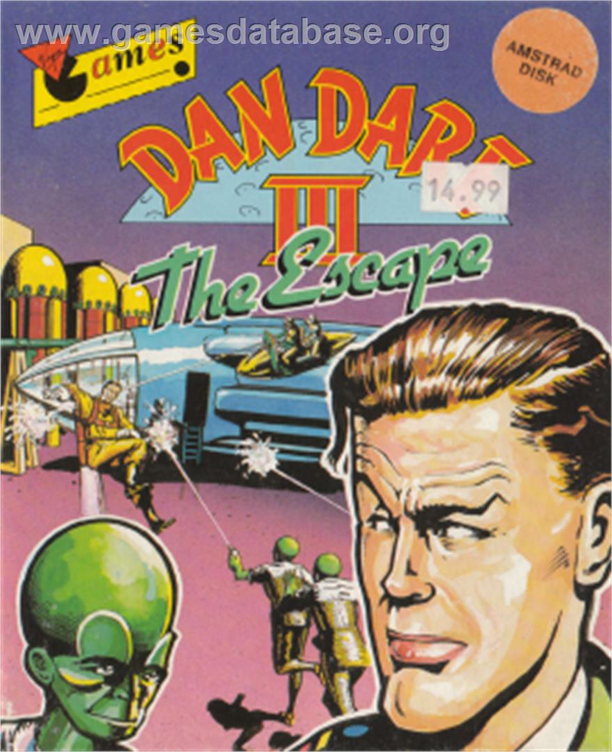 Dan Dare 3: The Escape - Amstrad CPC - Artwork - Box